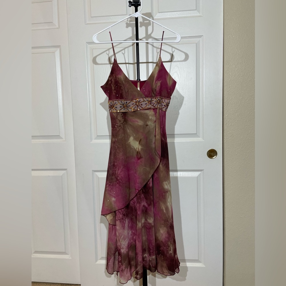 Cefian Asymmetrical Sparkly Dress